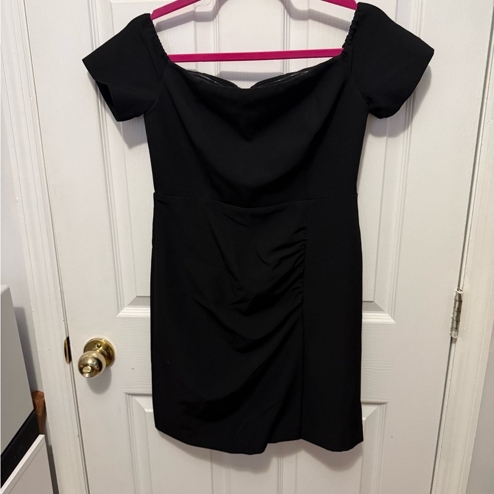Elegant Black Off-Shoulder Dress
